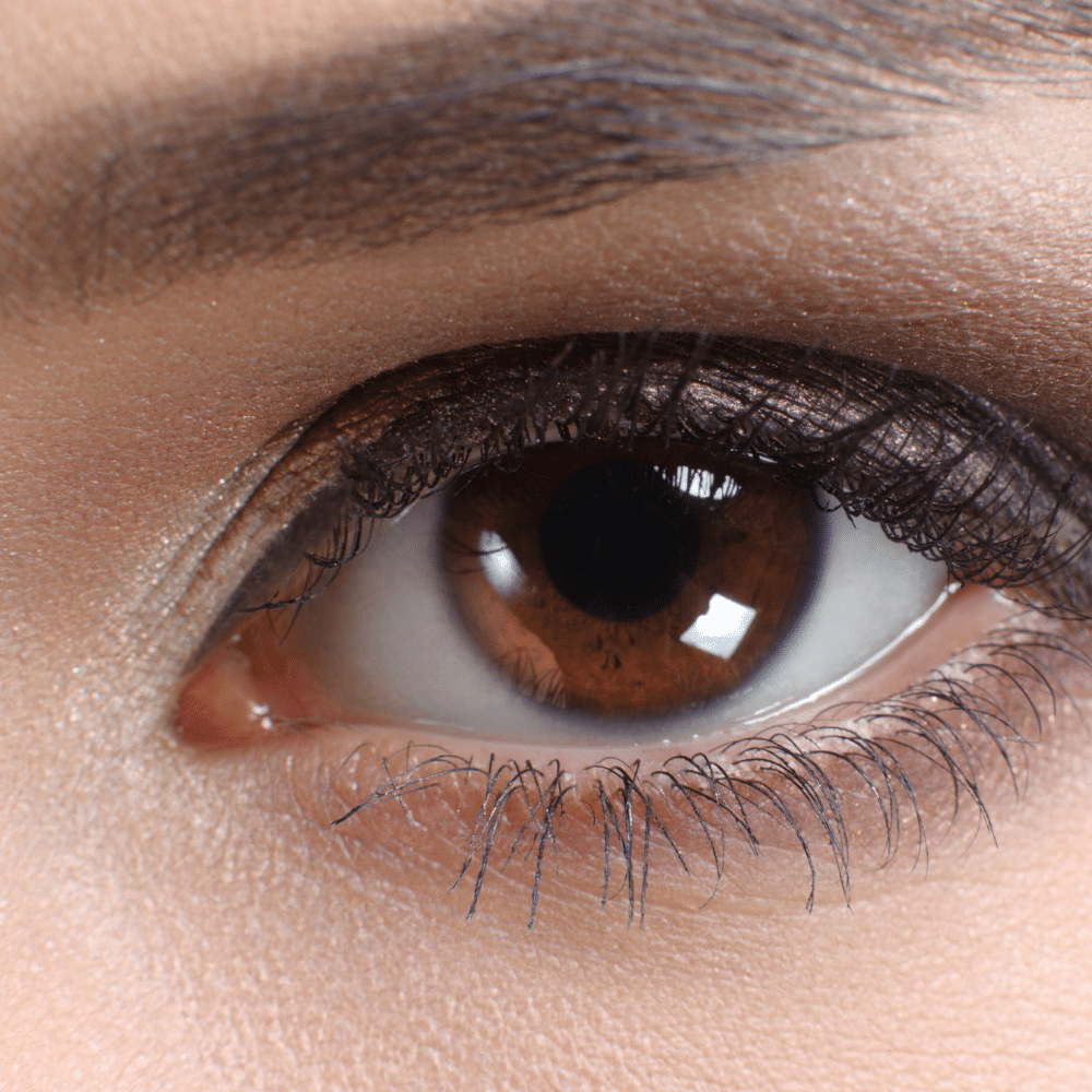 brown mascara