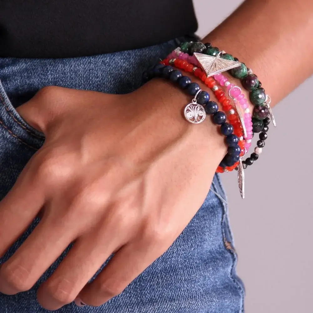 What does the red and black bracelet mean?