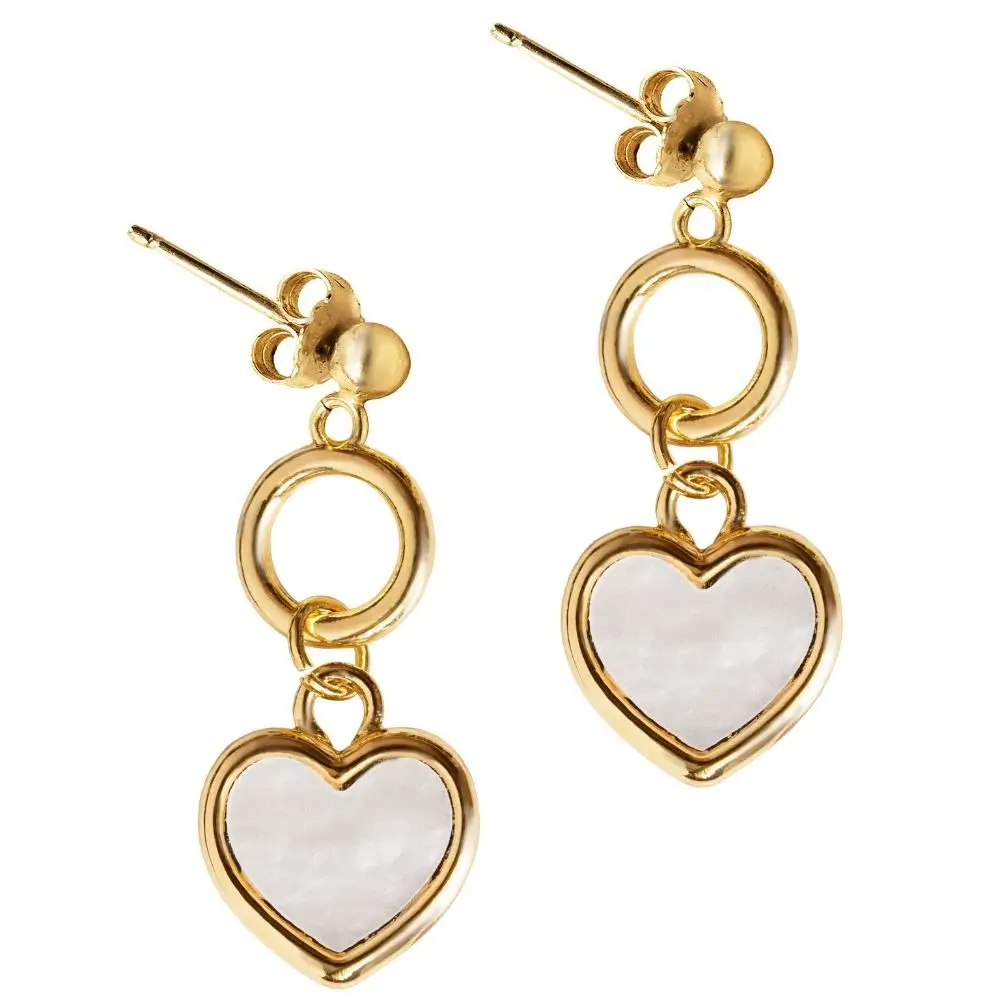 What are the standard sizes for broken heart earrings?