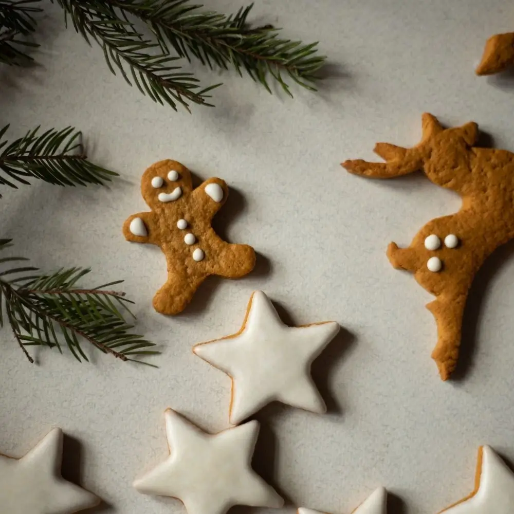 best Material Christmas Tree Cake Earrings