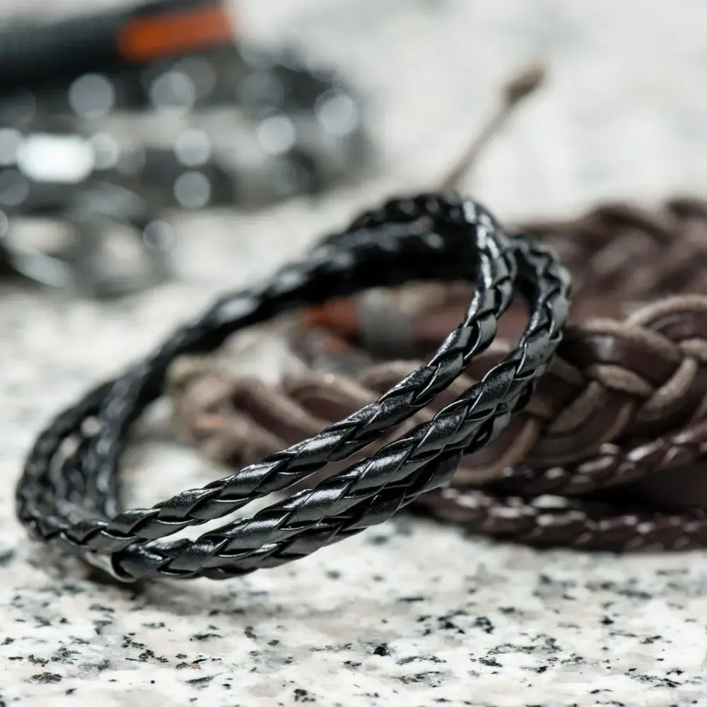 What materials are used to make Fish Hook Bracelets?