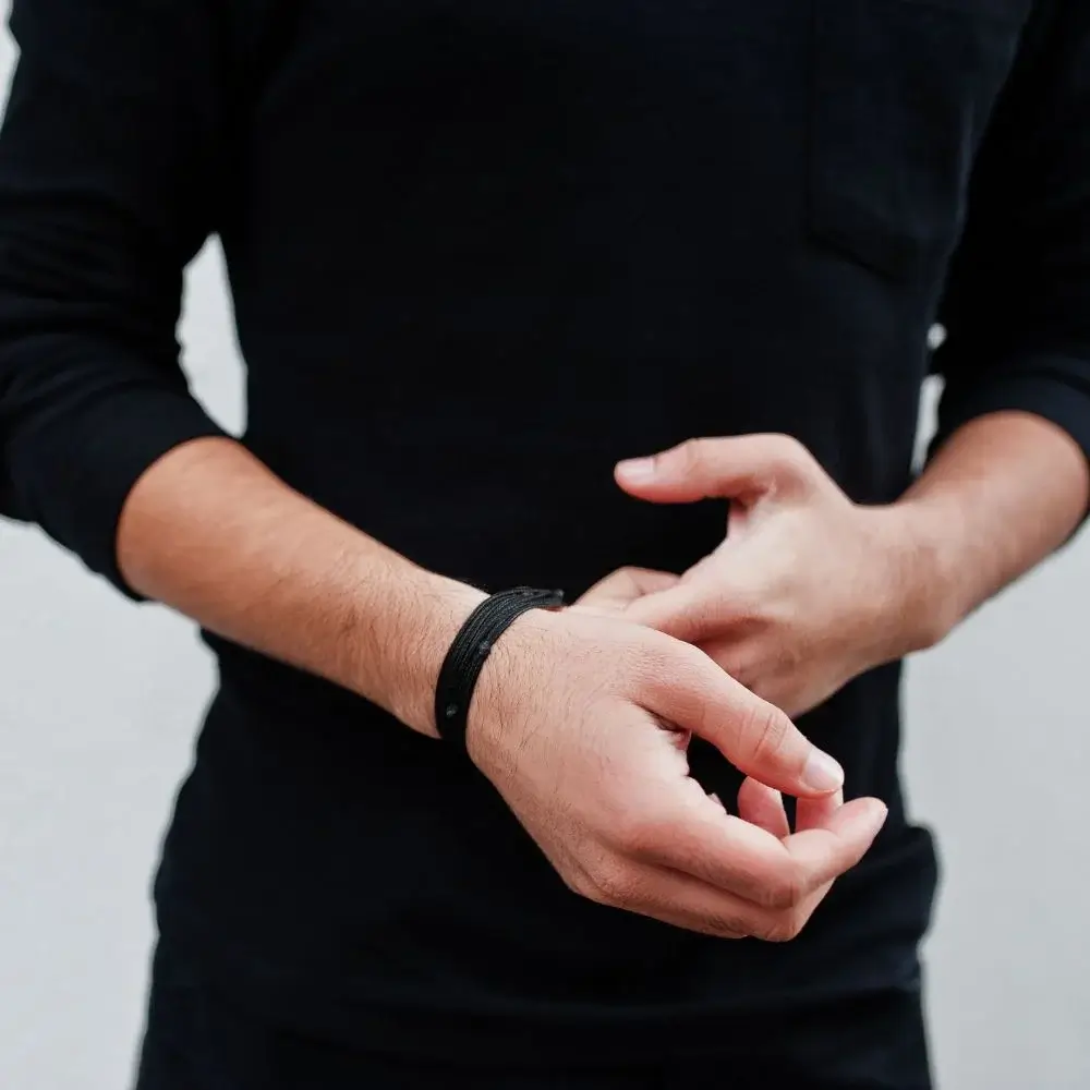 How do I know if a red and black bracelet is genuine or authentic?