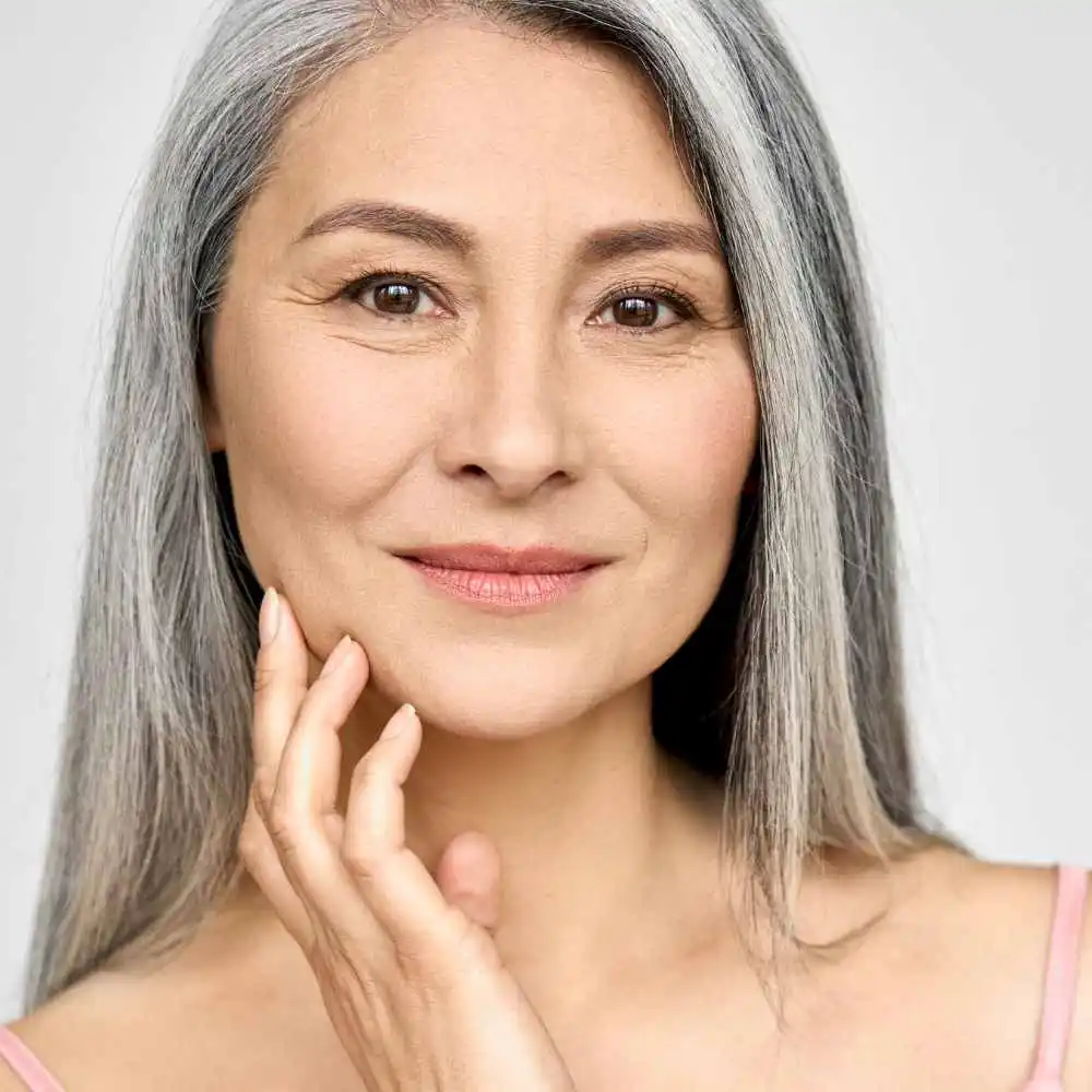 woman with aging skin