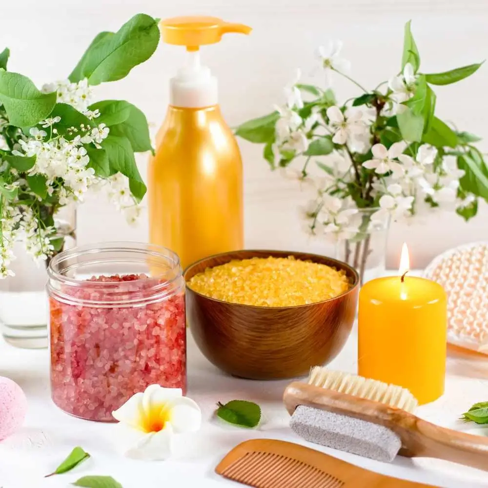 vegan body wash and bath salts
