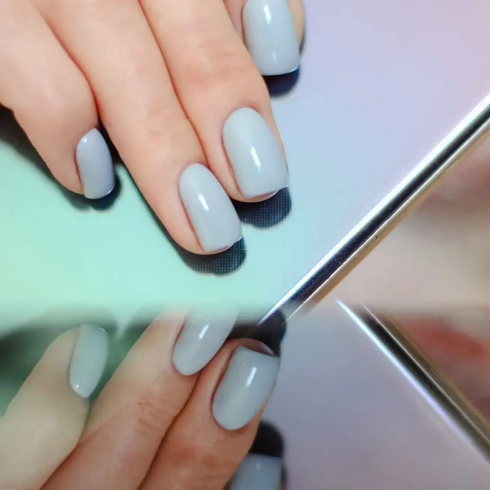 Blue Nails