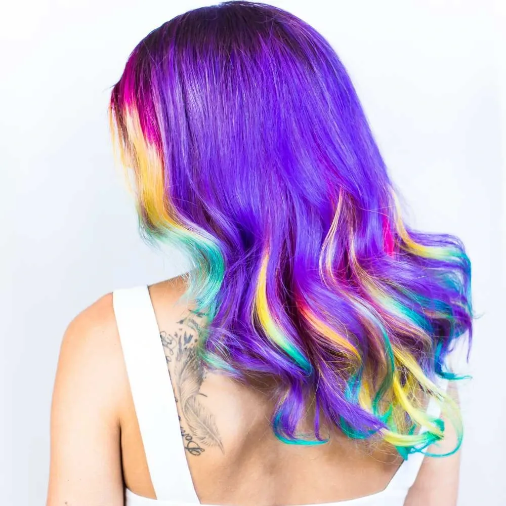 Rainbow Color Hair