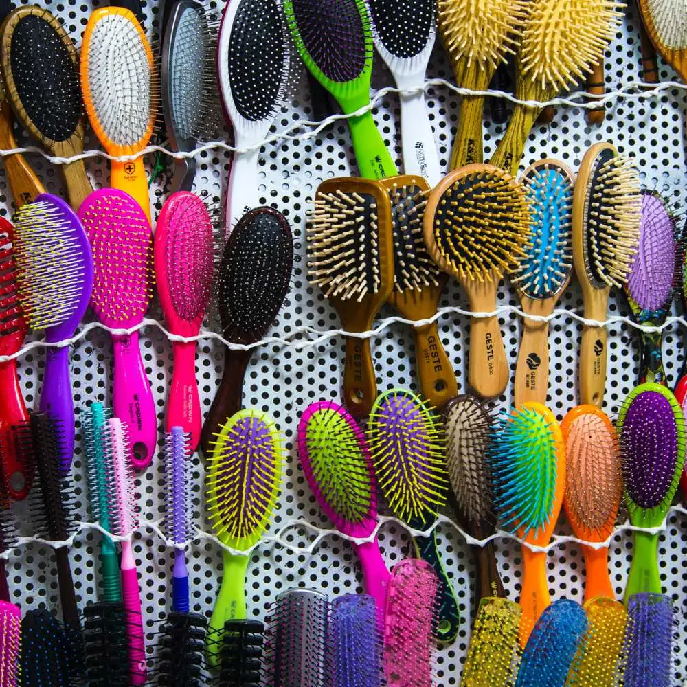 different hair brush