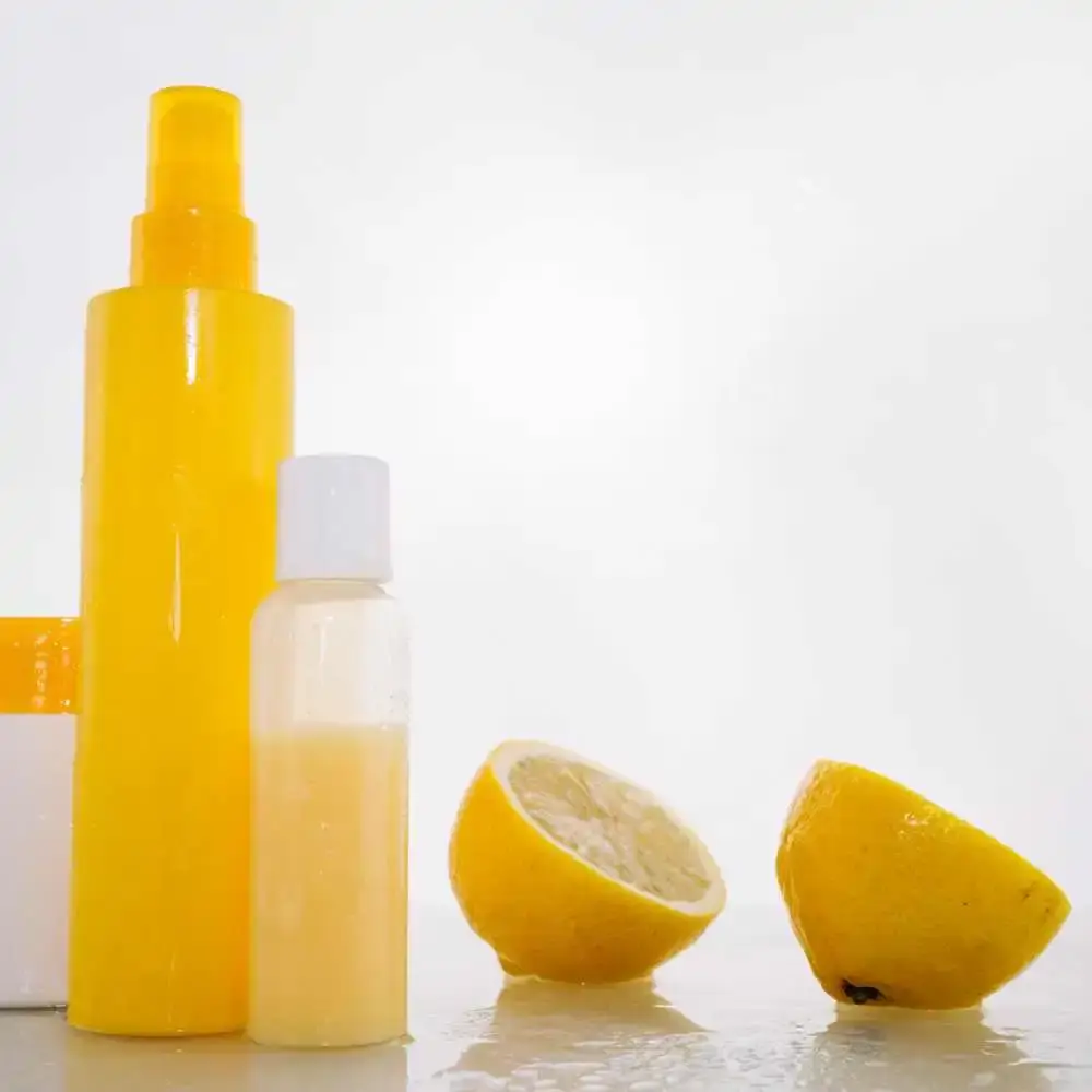 vitamin C face washes with sliced lemon