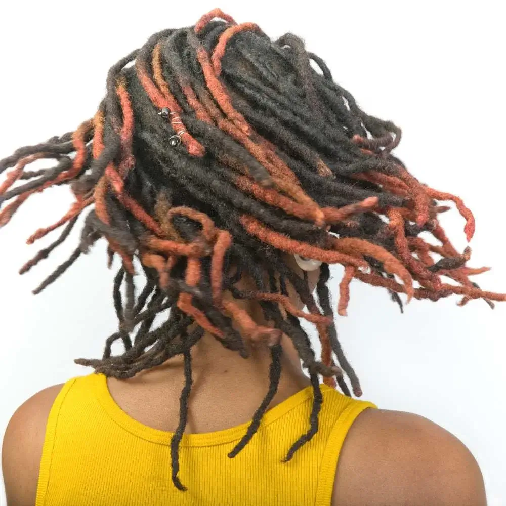Image of a well-maintained dreadlock, thanks to the right shampoo choice