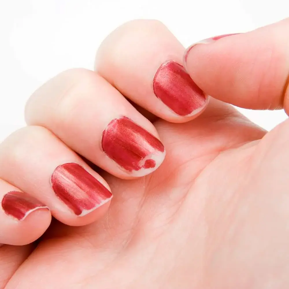 Use of household items to remove nail polish
