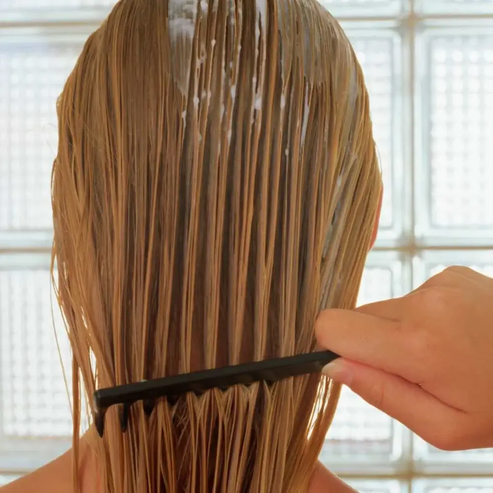 Steps for applying conditioner on treated, vibrant hair