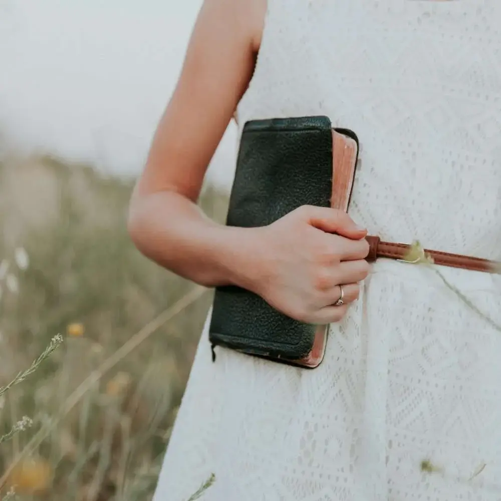 Bride wallet with secure snap closure