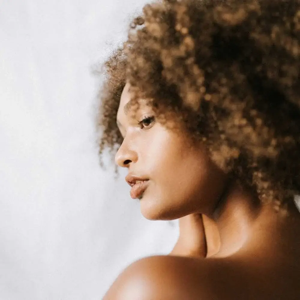 Woman with a beautifully preserved perm