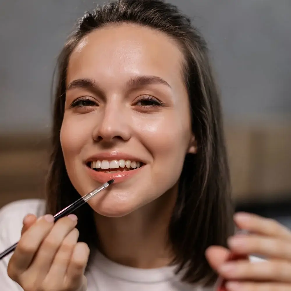 How do you choose lipstick shade according to your skin tone at the drugstore?