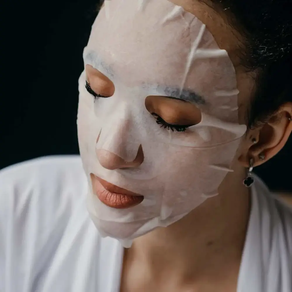 Exfoliating acne face mask