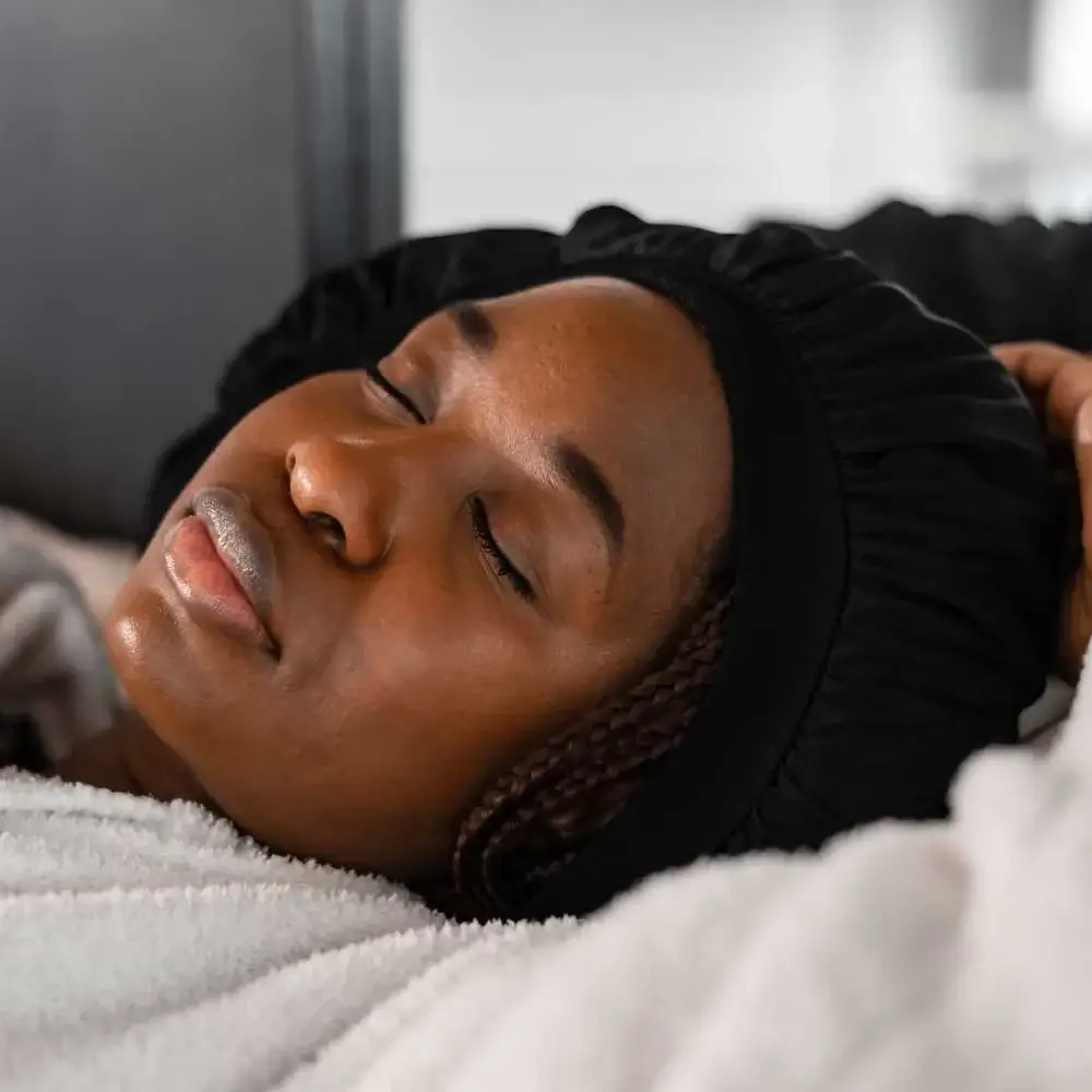 African Sleep Cap ensuring moisture retention for healthier hair