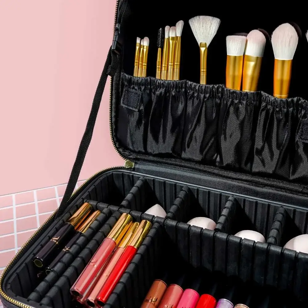 perfect makeup bag filled with quality cosmetics.