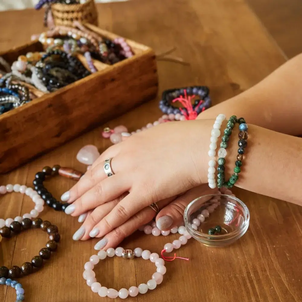 What hand do you wear a mandala bracelet on?