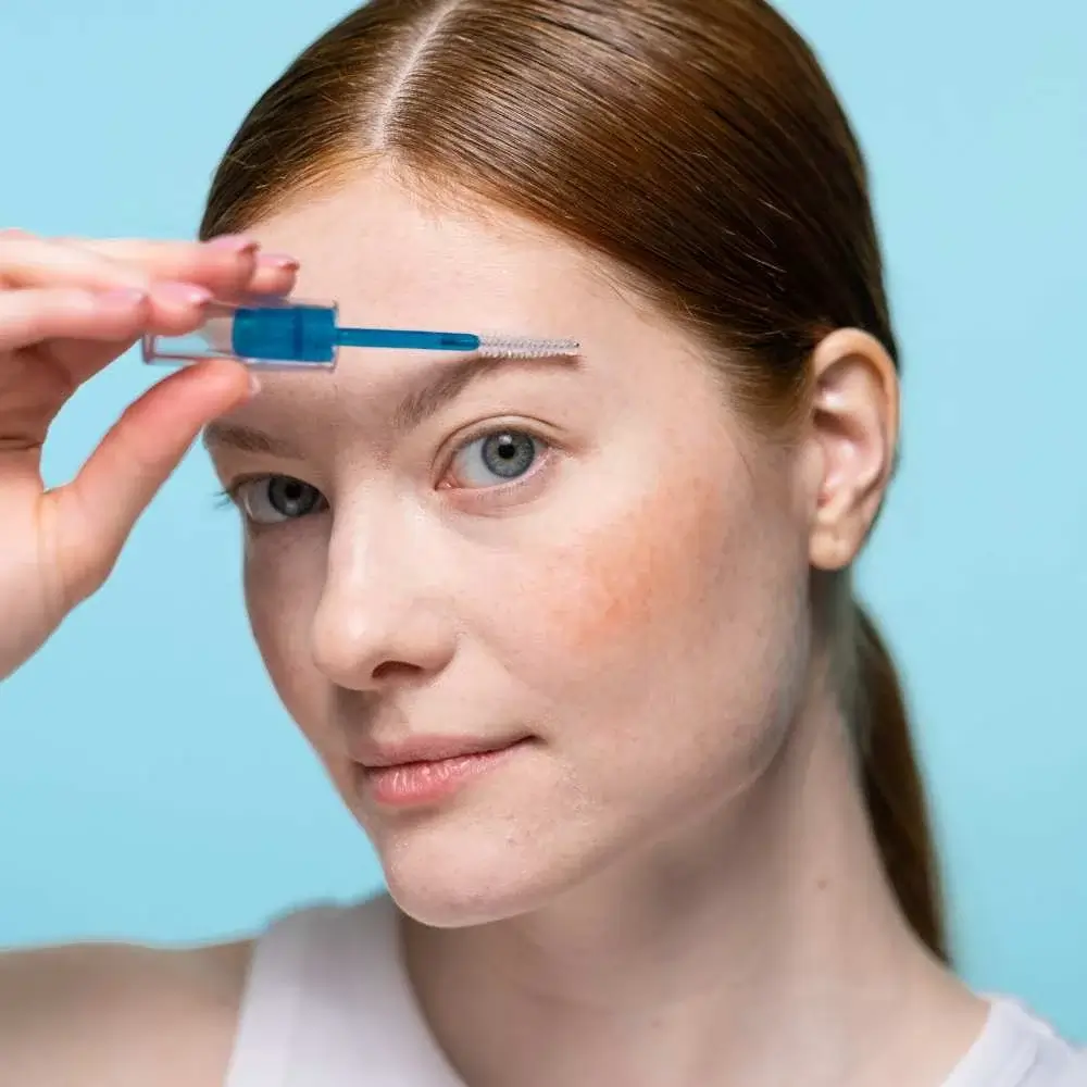 Sleek and defined brows