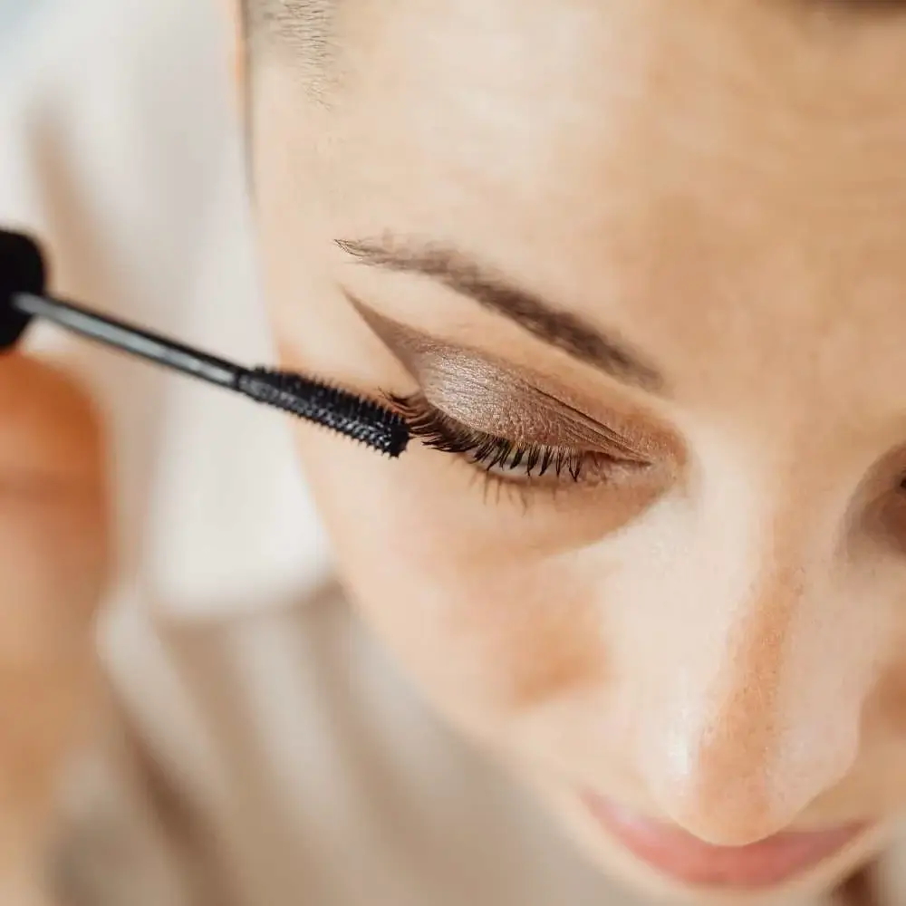 A tube of brown mascara