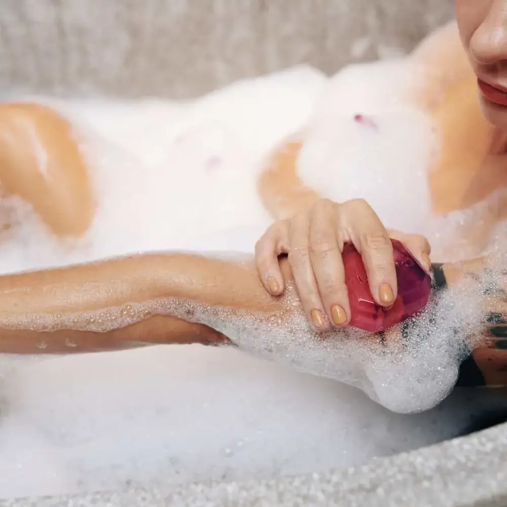 Refreshing Korean body wash bubbles
