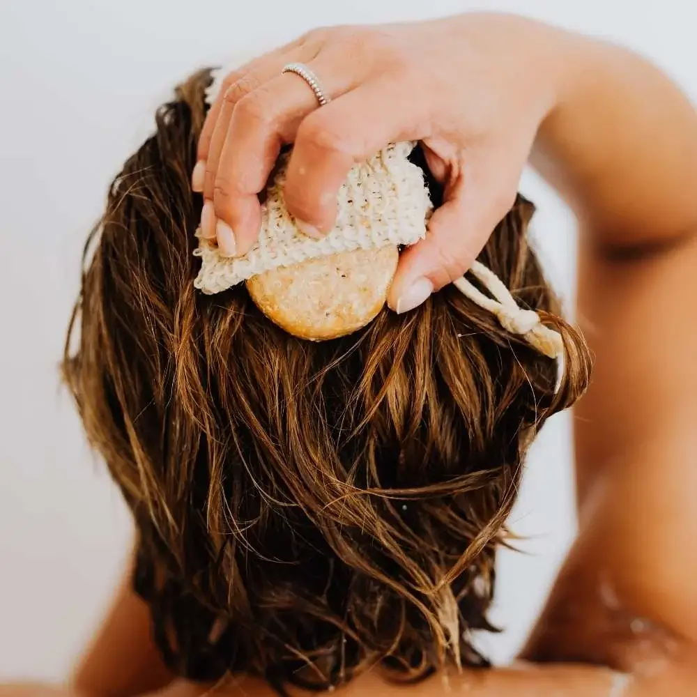 Natural ingredient shampoo bar