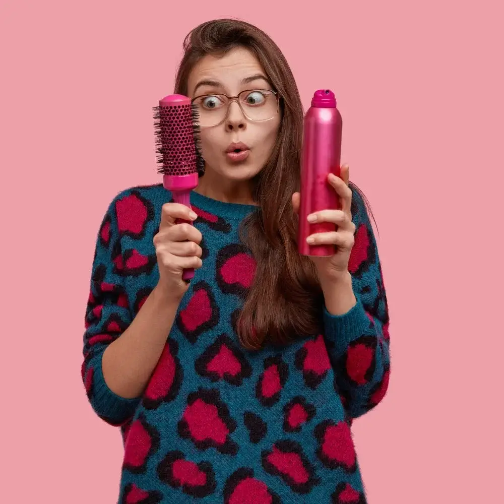 What is a hot curling brush and how does it work?