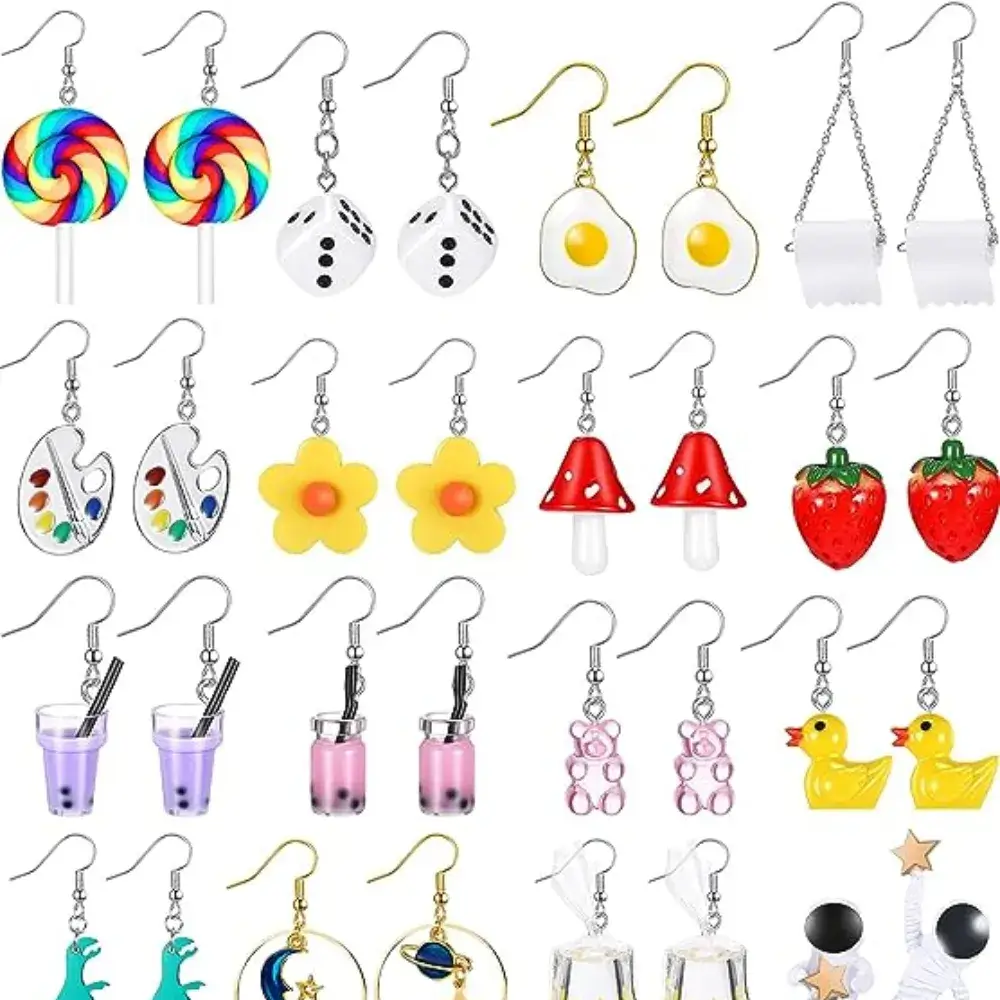 candy earrings and other designs of hook earrings