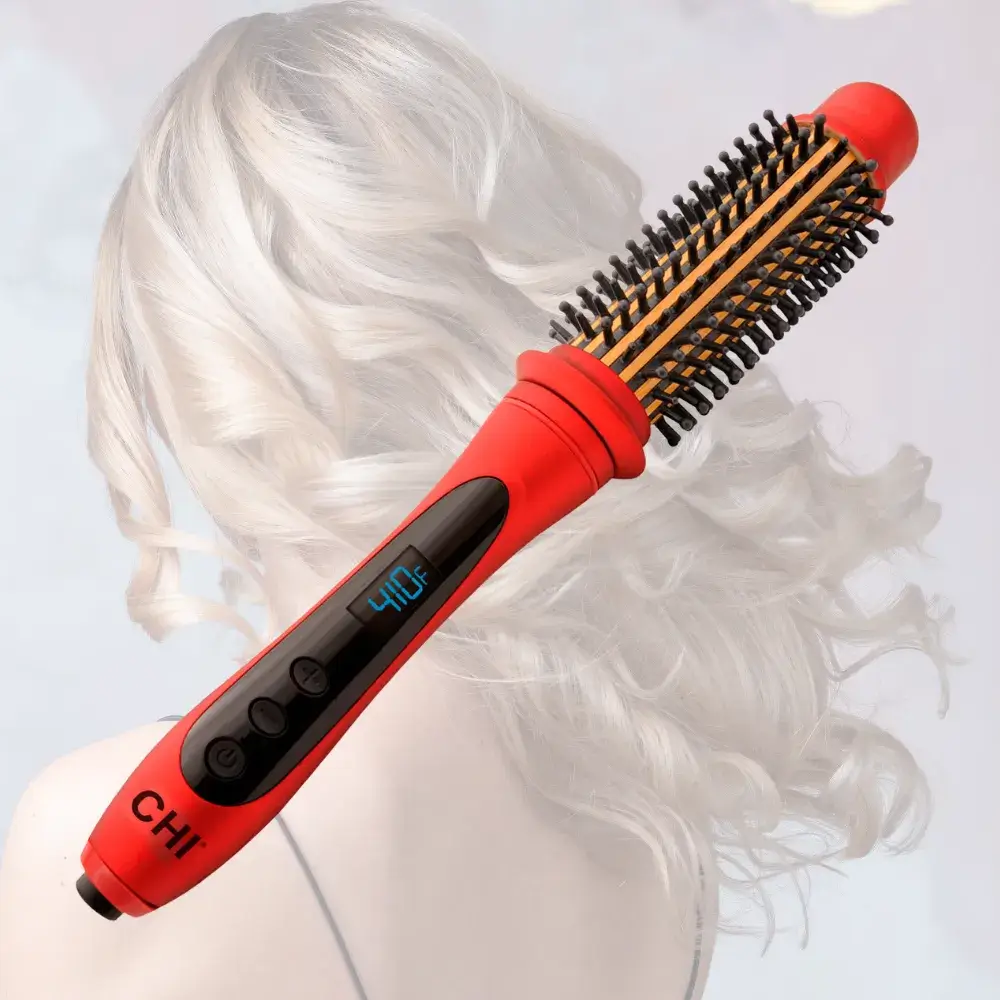 red hot curling brush