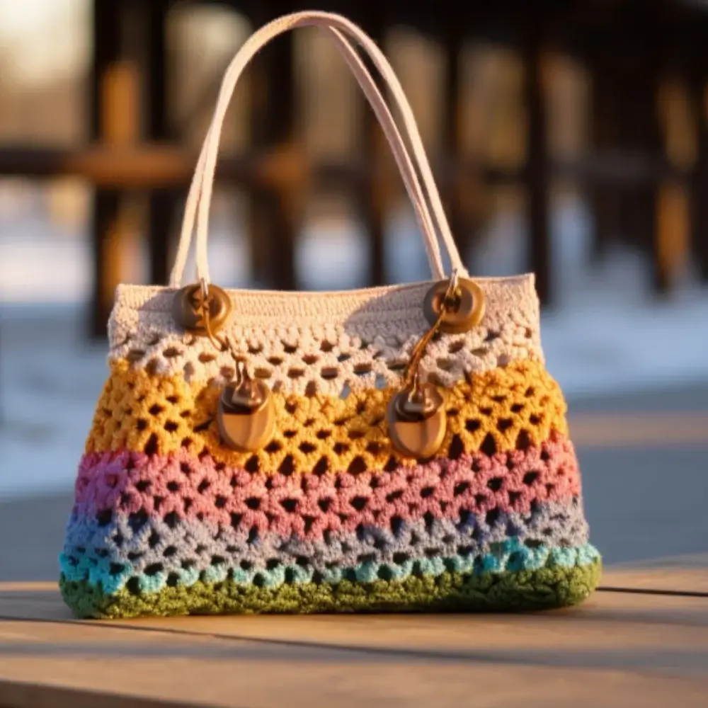 What yarn do you use to crochet bags?