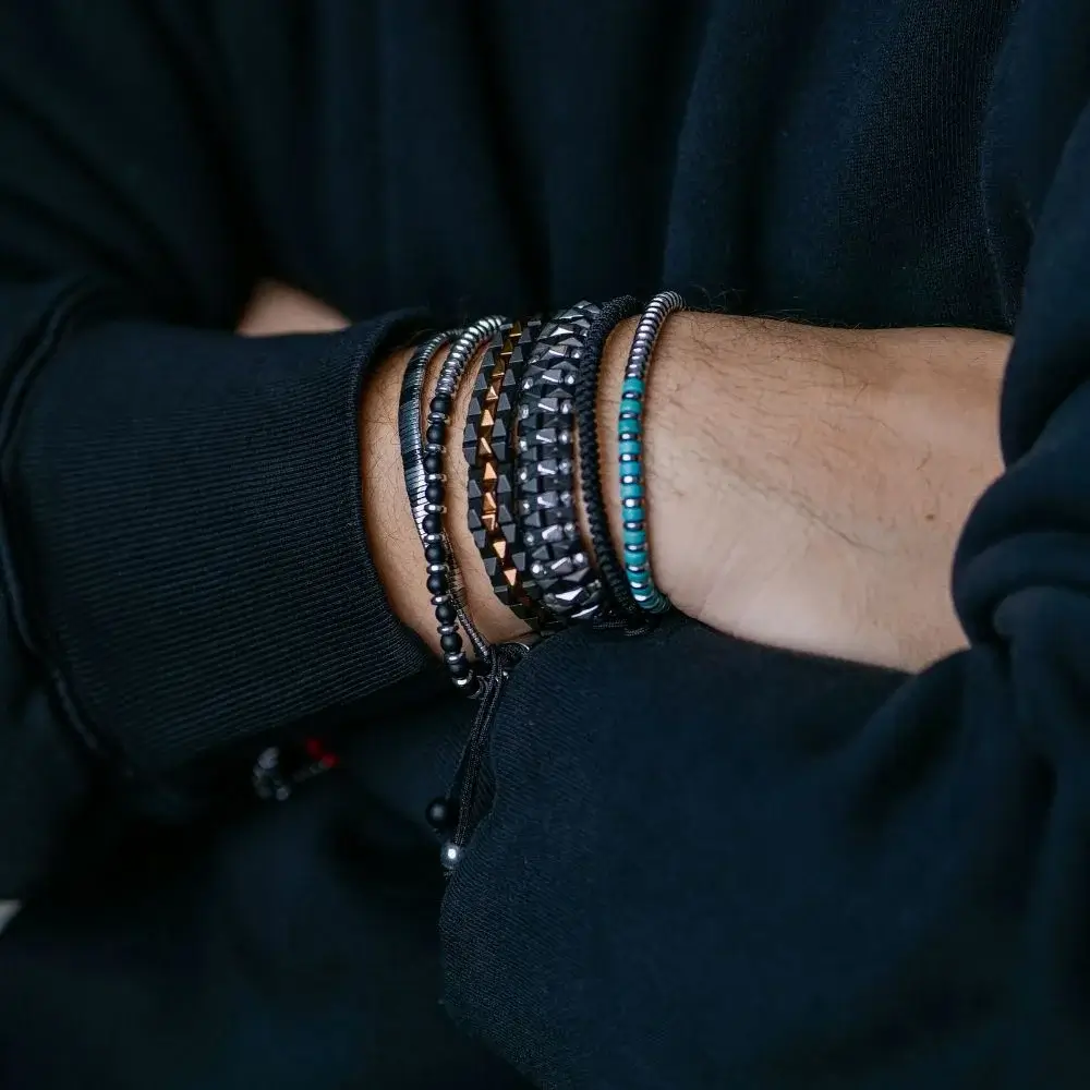 Why do you to choose the perfect mens stacked bracelets?