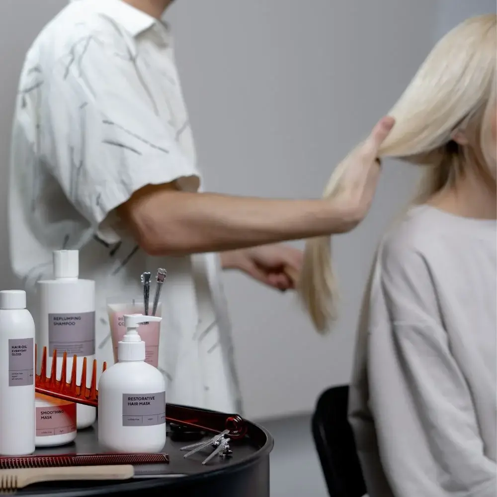 How do I apply shampoo for teenage girls