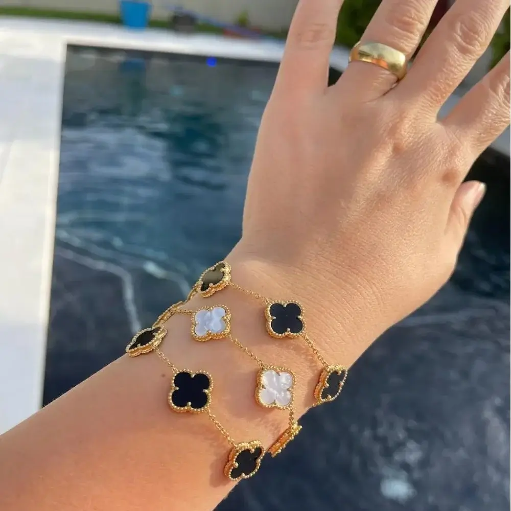 Why do you wear the clover bracelet?