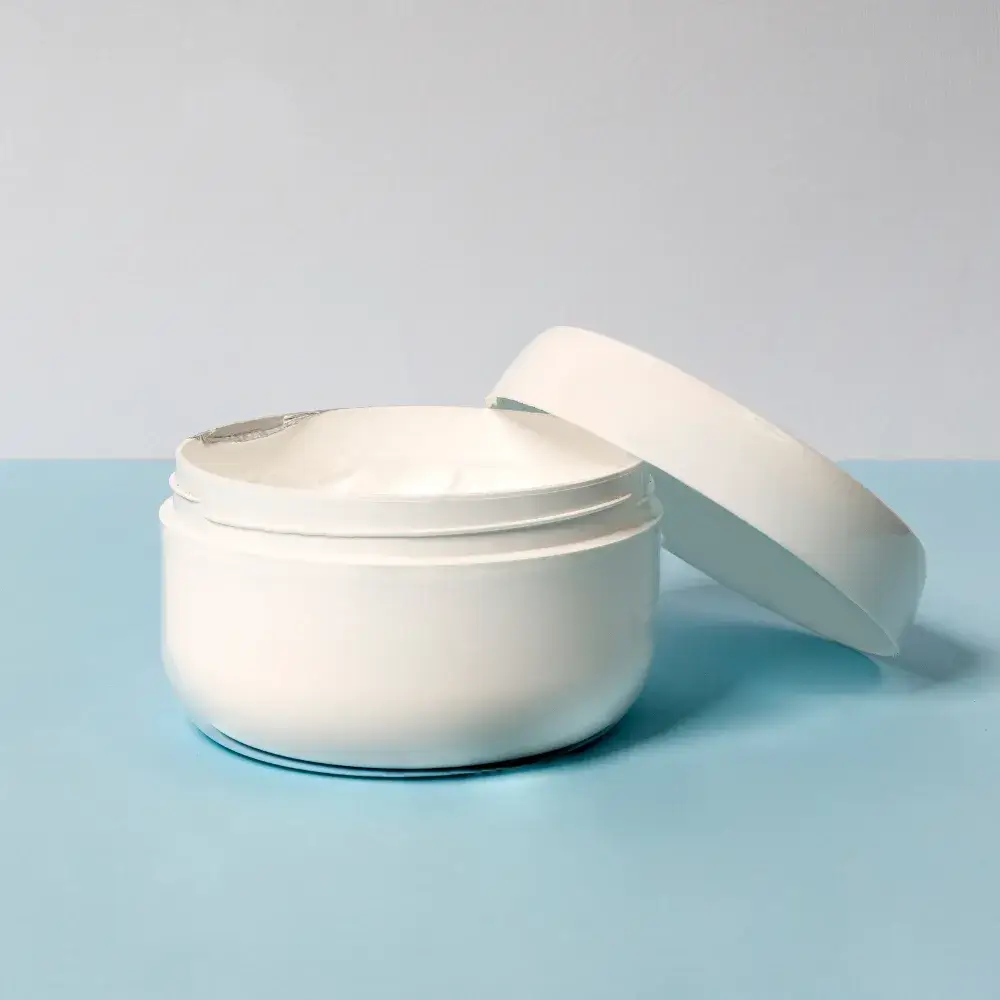 face moisturizer for men in a white container