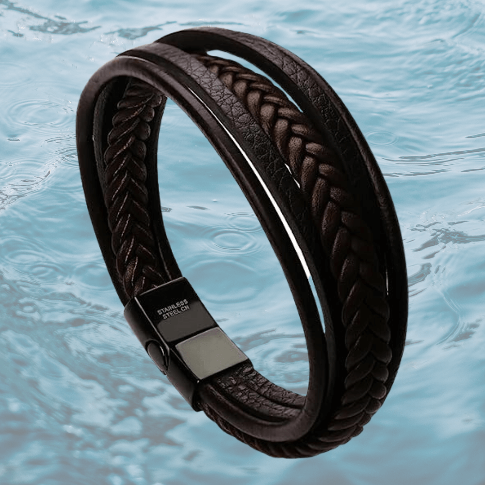 braided leather bracelet