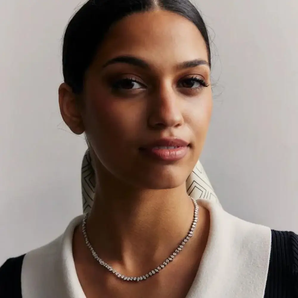 Do diamond tennis necklaces come in different lengths?