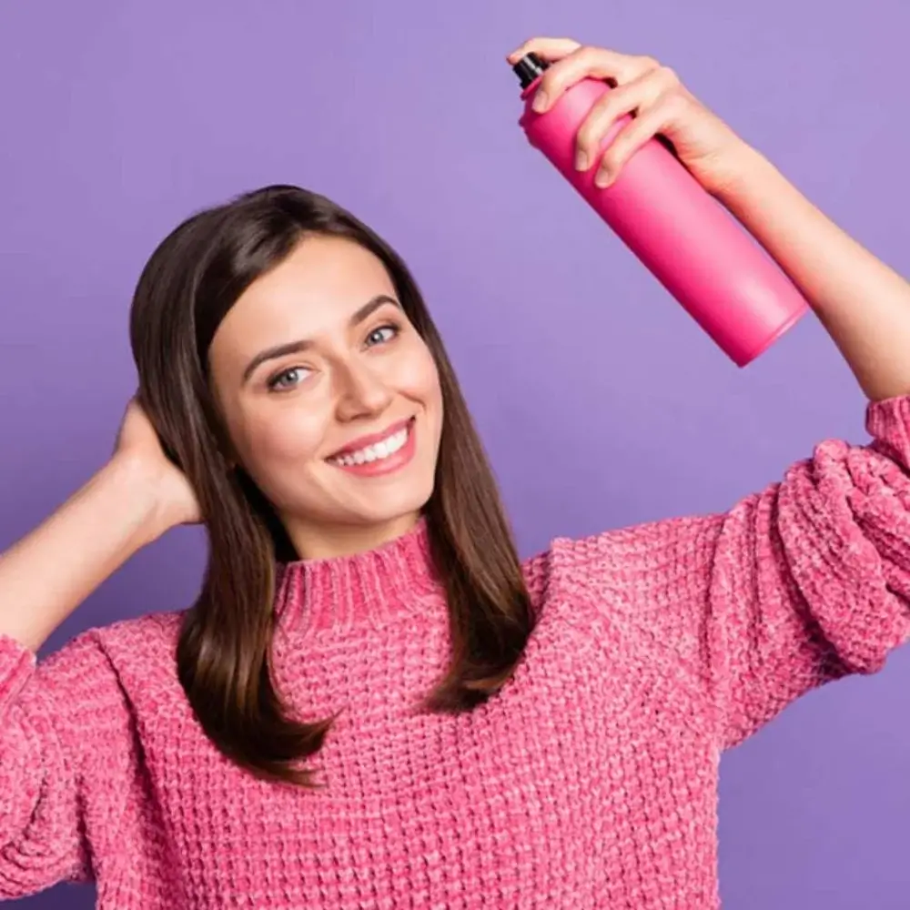 Is it OK to use hairspray on curls?