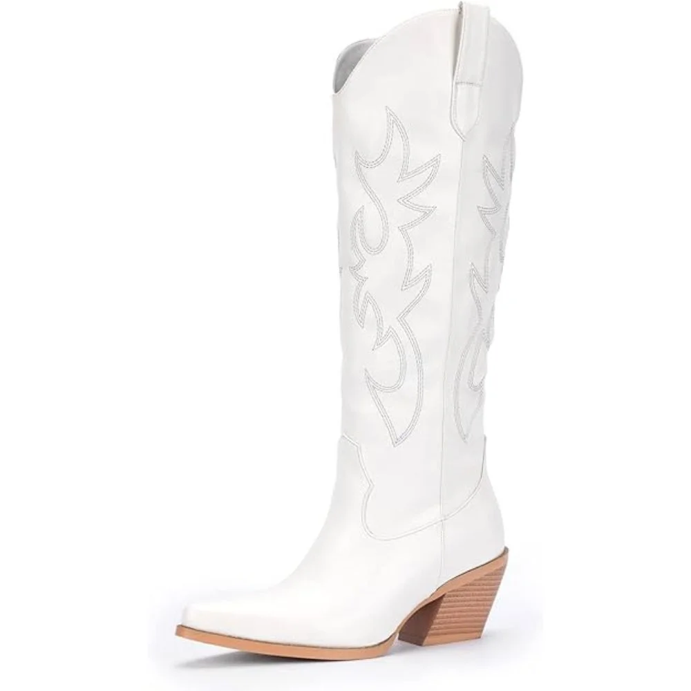 Trendy White Cowboy Boots For Western Vibes