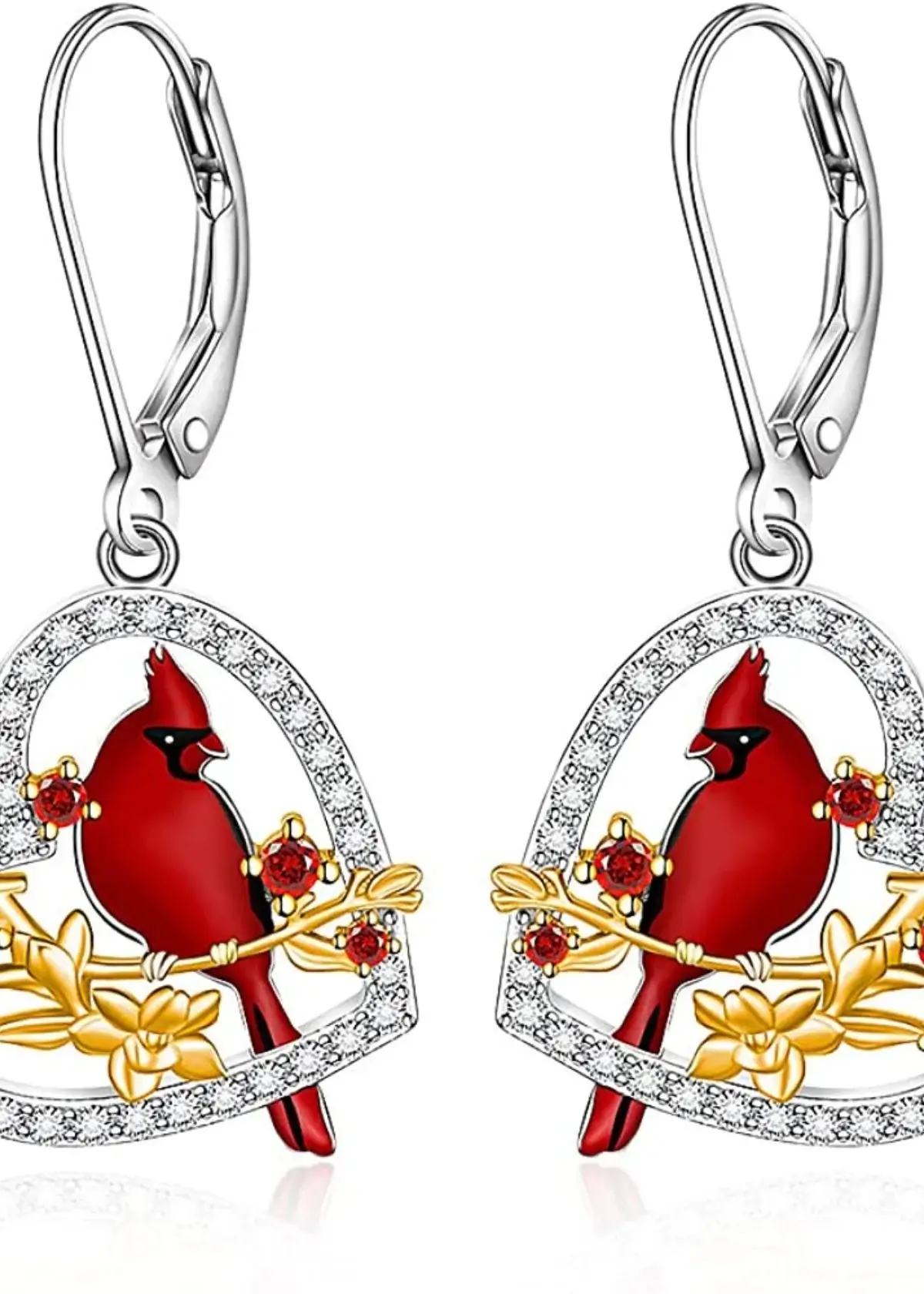 How do I Clean My Cardinal Earrings?