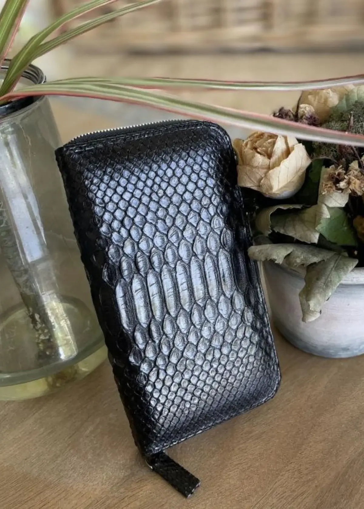 How do I Clean my Snake Skin Wallet?