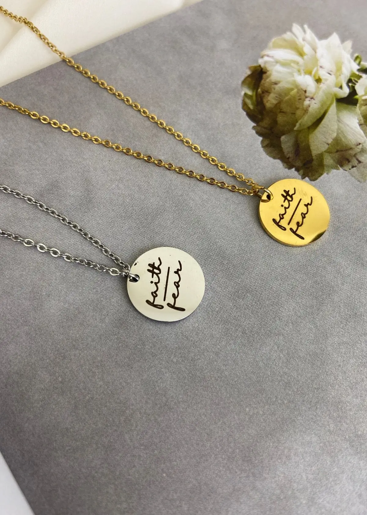 Faith Over Fear Necklace