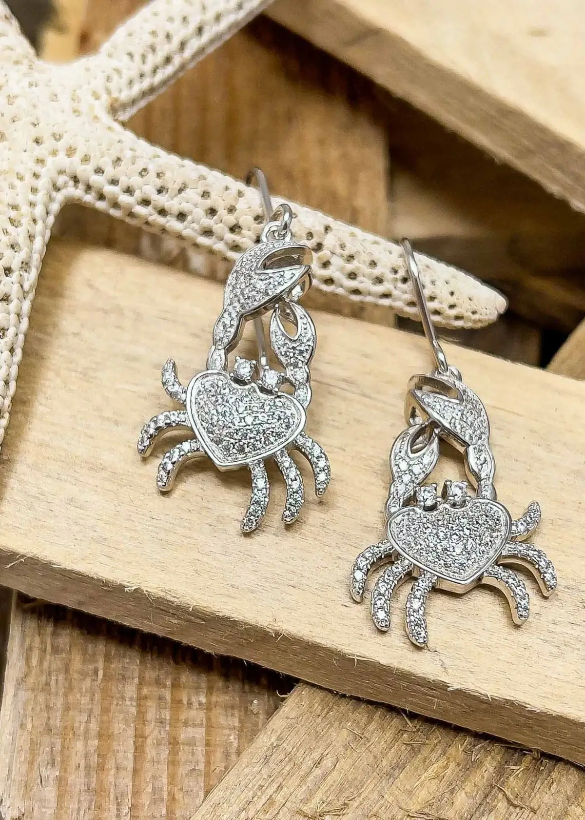 crab earrings