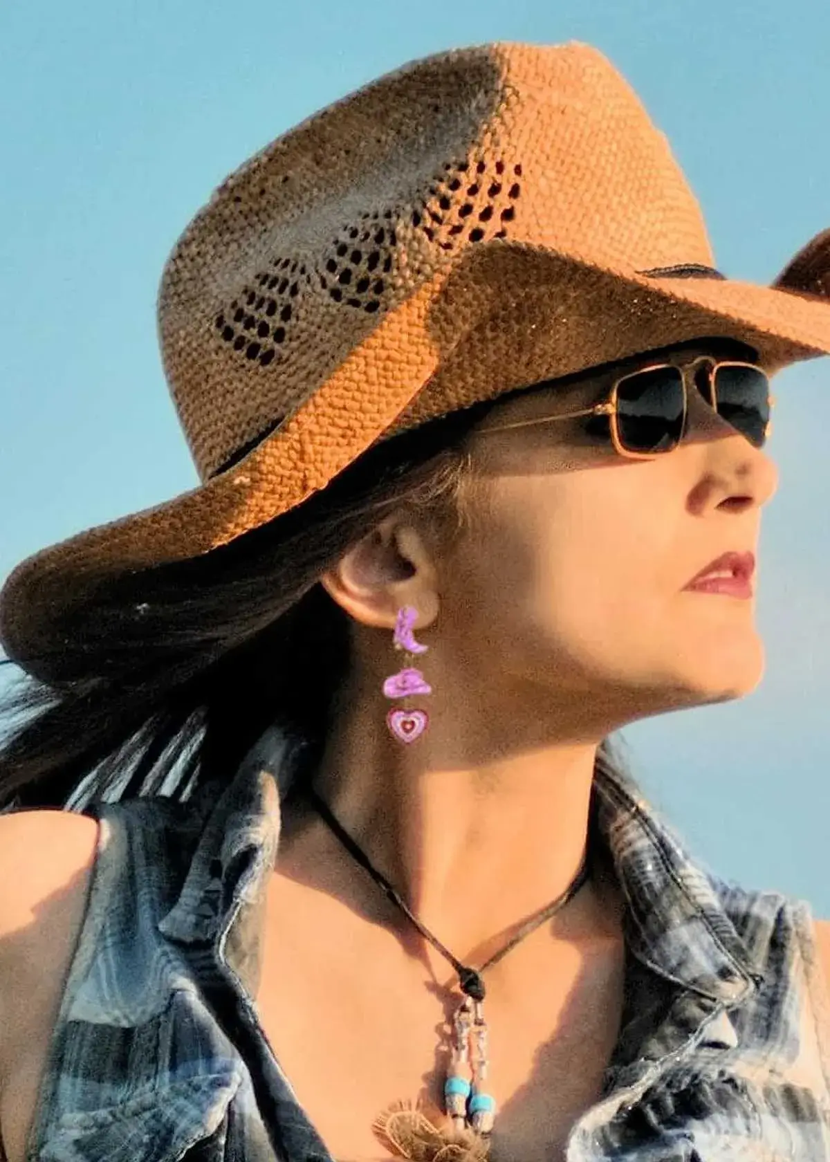 cowgirl earrings