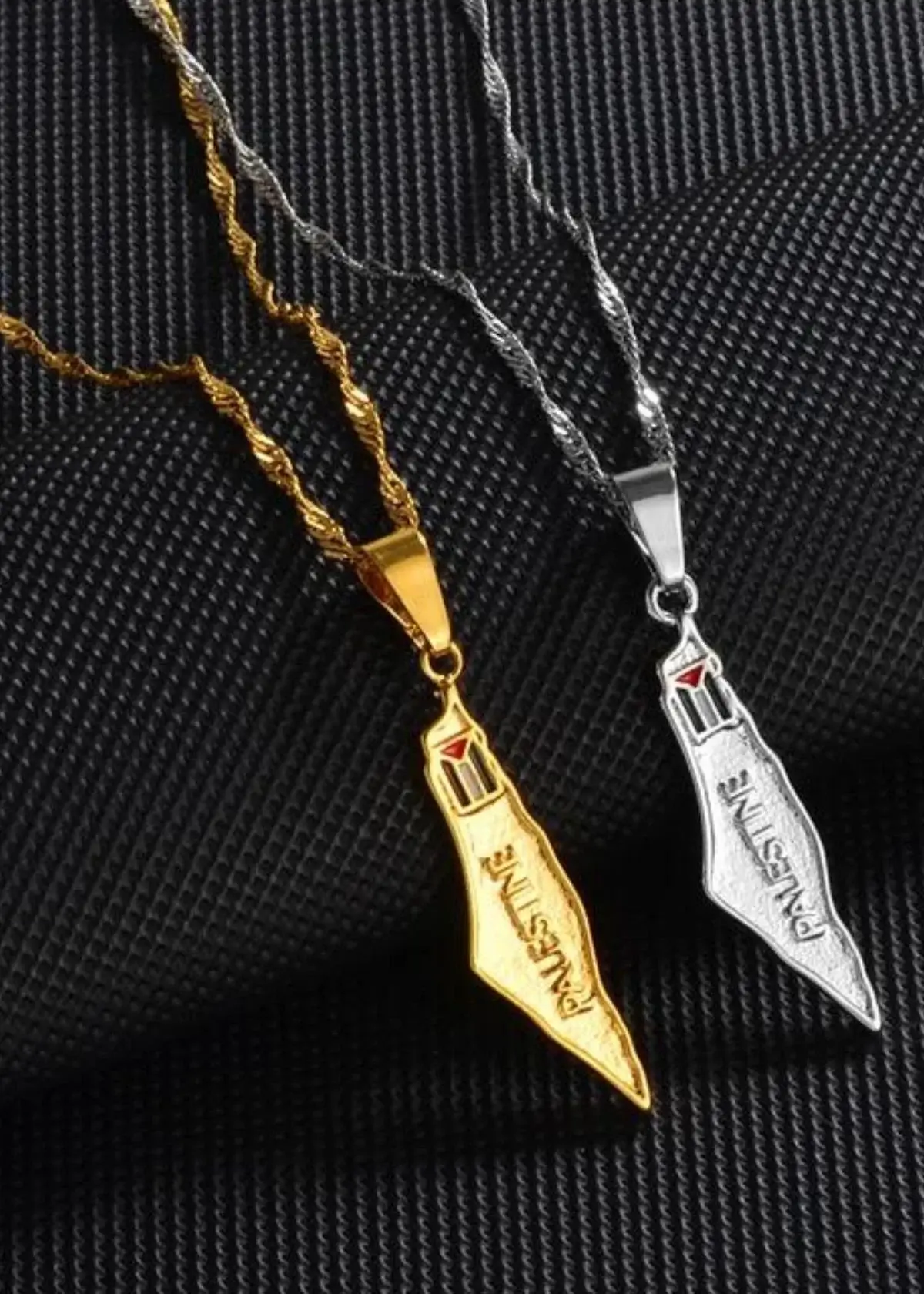 palestine necklace