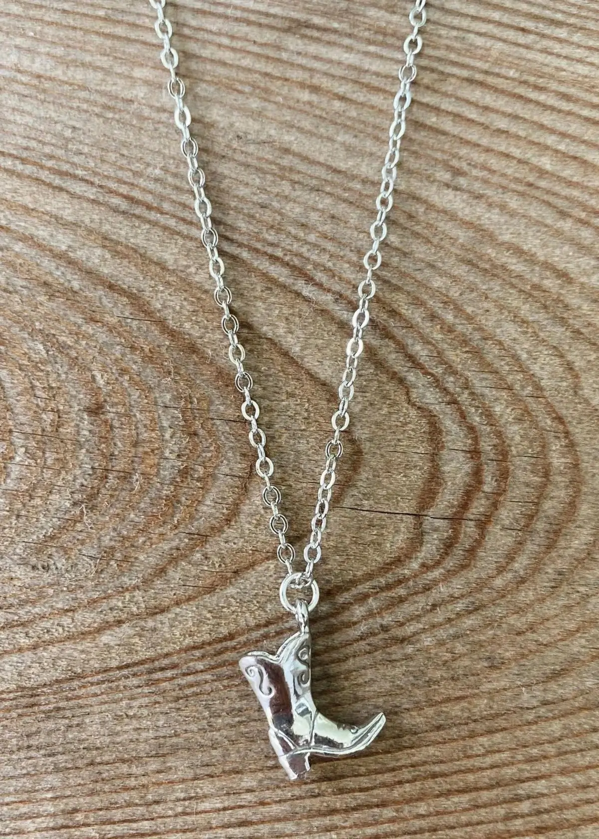 Cowboy Boot Necklace 