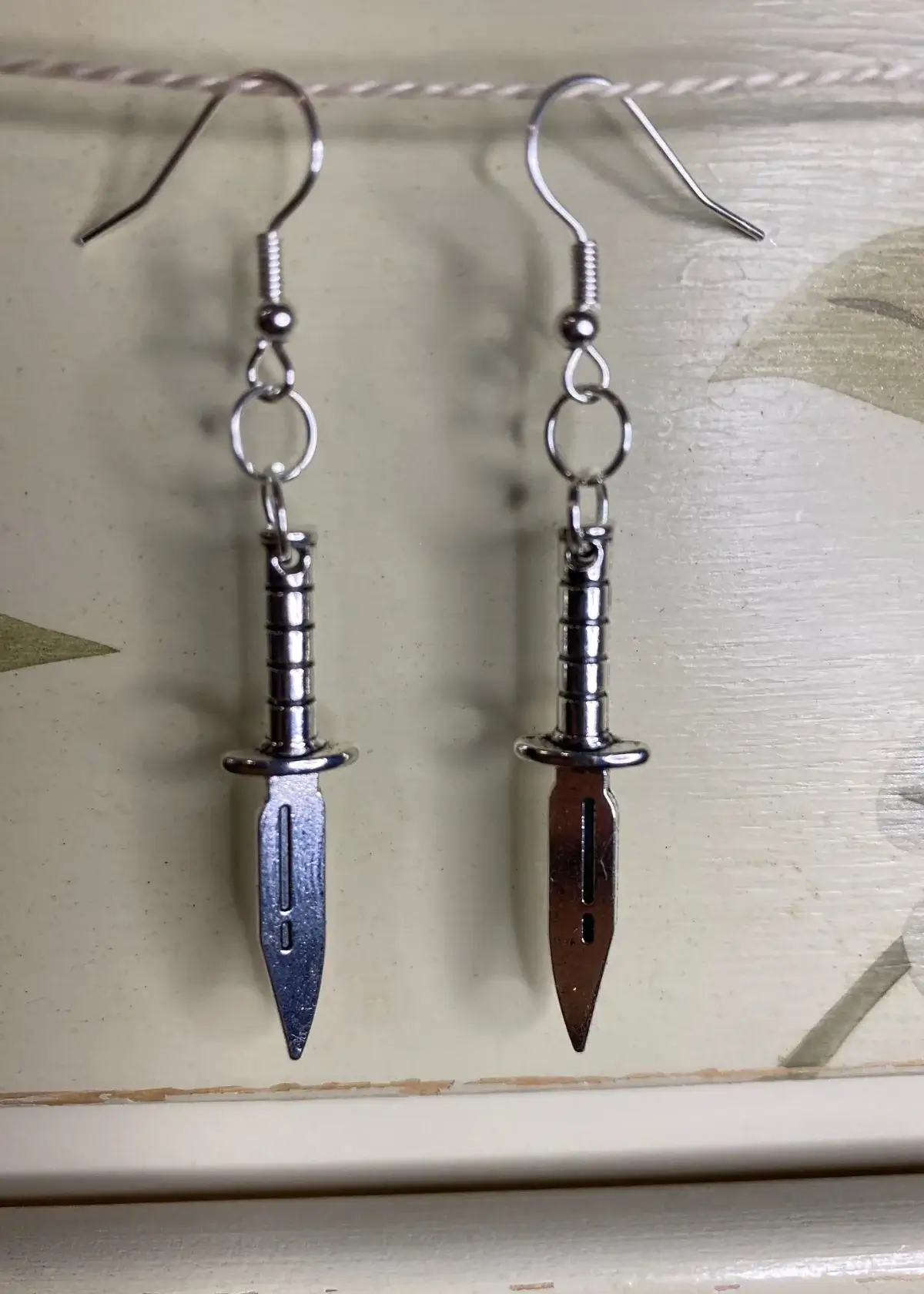 knife earrings