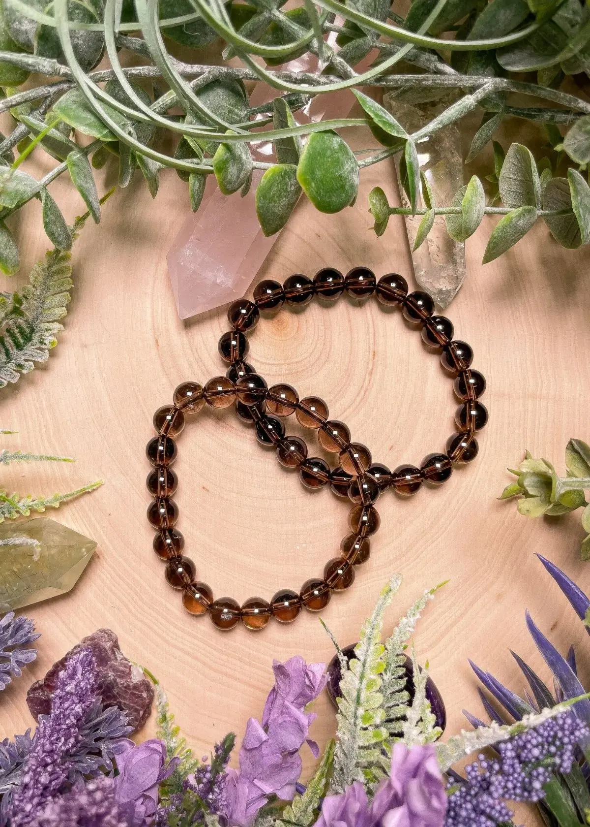 smoky quartz bracelet