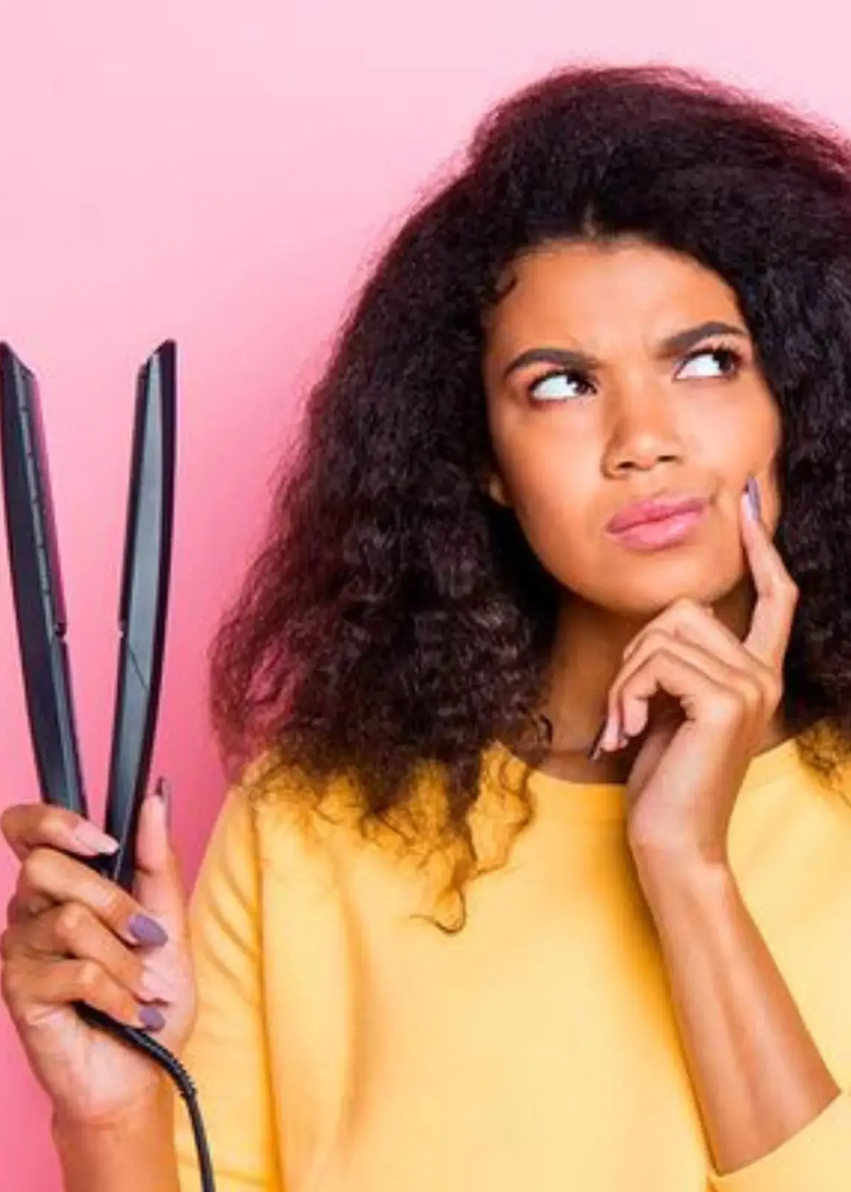 What features should I look for in a good straightener for curly hair?
