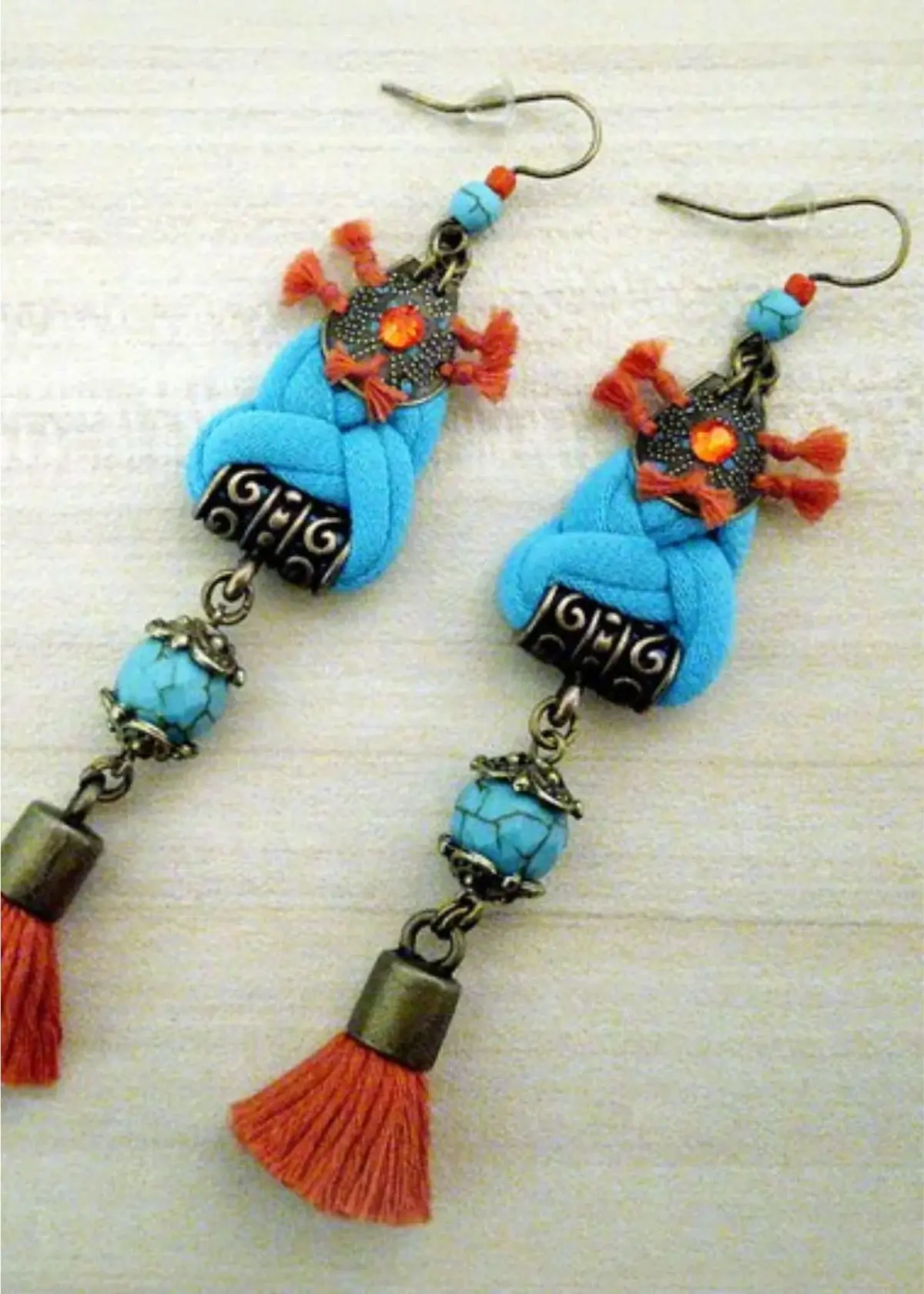 What materials are used in indie earrings?