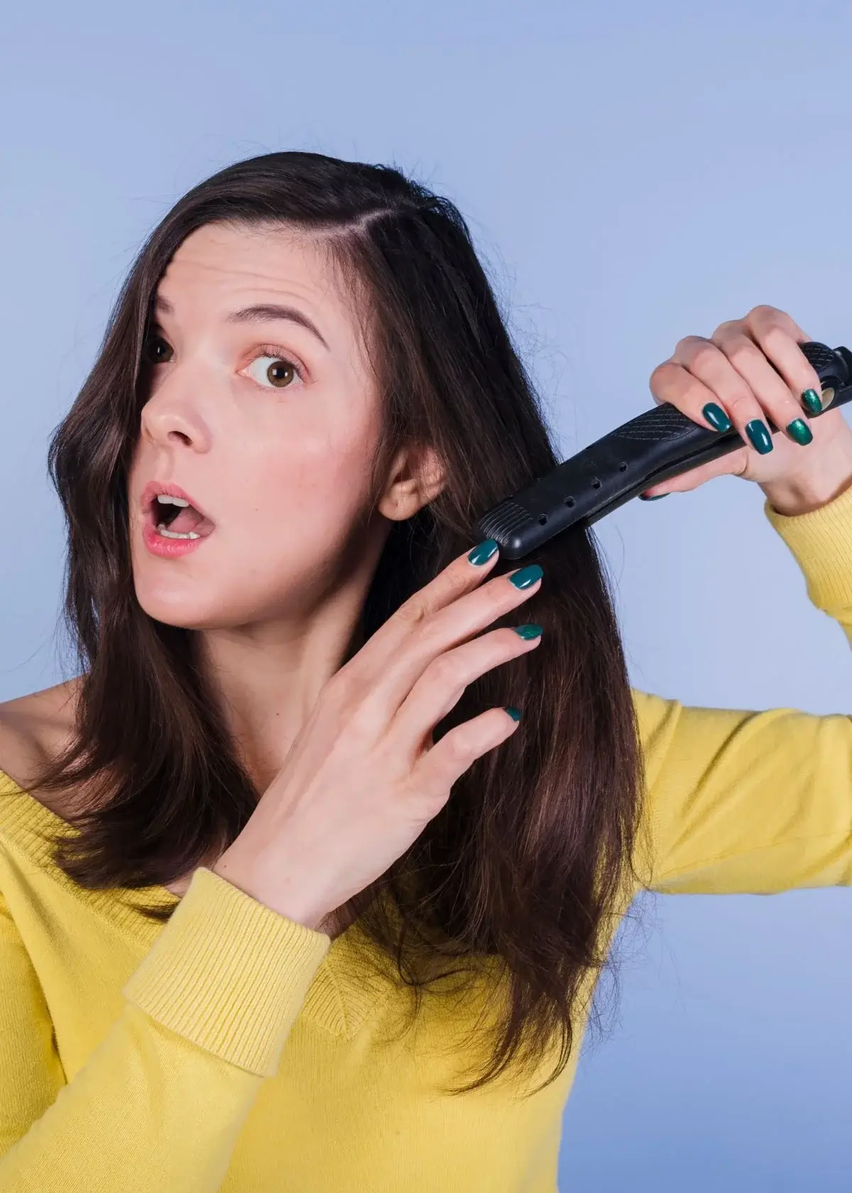 Why do I need a specific flat iron for black hair?